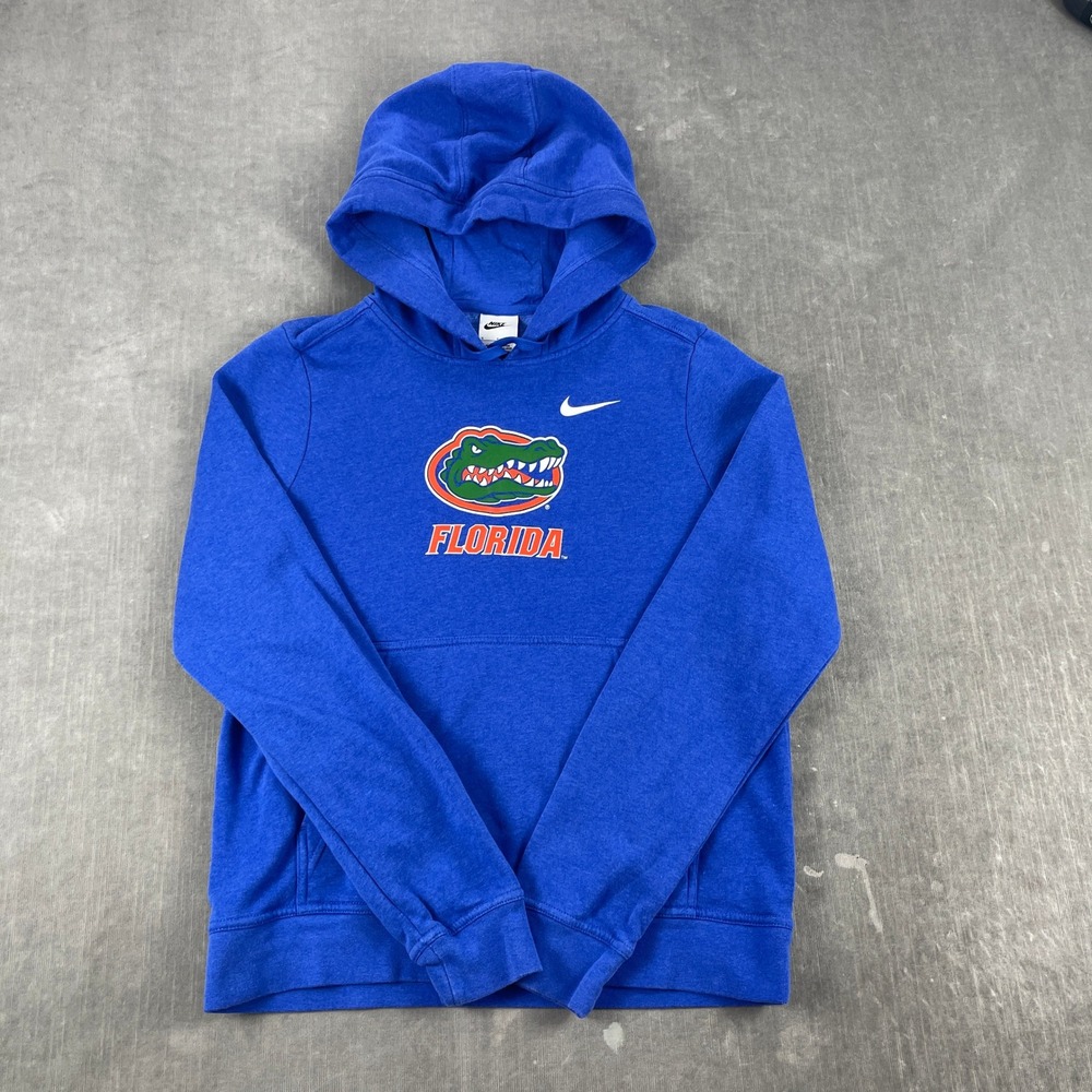 Florida Gators Nike Mens S Blue Hoodie Pullover NCAA Collegiate Logo